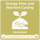 Energy Flow and Nutrient Cycling [Worksheet]