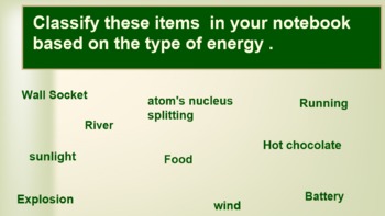 Preview of Energy  Forms