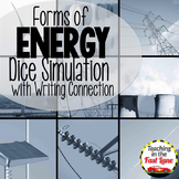 Energy Forms Dice Simulation With Writing Connection