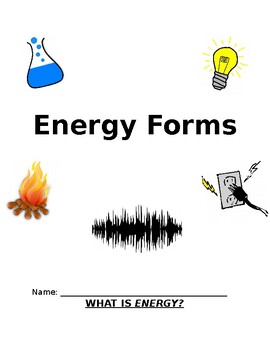 Preview of Energy Forms Lesson