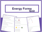 Energy Forms Quiz