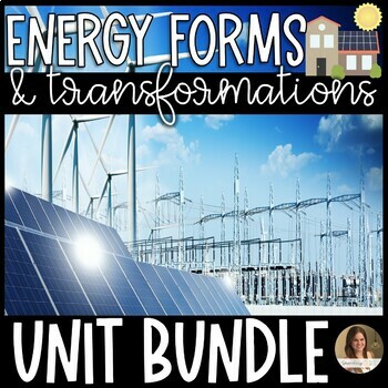 Preview of Energy Forms and Transformations Unit Bundle - Editable and Google Slides™