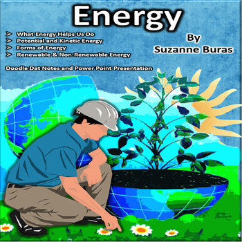 Preview of Energy: Forms of Energy Doodle Dat Notes and PowerPointPresentation