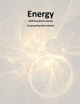 Preview of Energy (From 17 Album) Saxophone Quartet - Score and Parts
