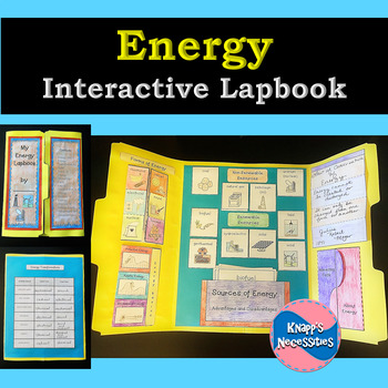 Preview of Energy Interactive Lapbook - Forms, Sources, and Transformation of Energy