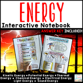 Energy Interactive Notebook |  Forms of Energy | Light Hea
