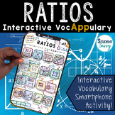 Ratios Activity |  Interactive VocAPPulary™ - Math Vocabul