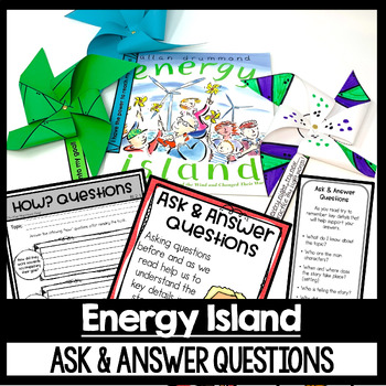 Preview of Energy Island Reading Comprehension Activities Ask and Answer Questions