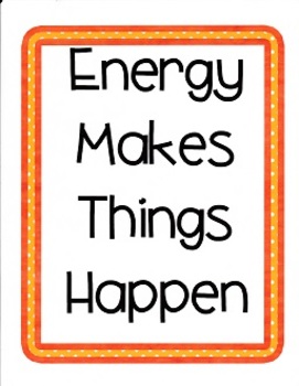 Preview of Energy Makes Things Happen:  Imagine  It Grade 4