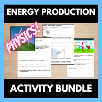 Preview of Energy Production and Balance: Bundle