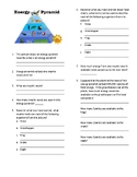 Energy Pyramid Notes and Practice!