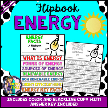 Preview of Energy Research Flipbook (Physical Science, Energy Facts, Report Writing)