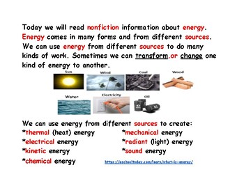 Preview of Energy Resources