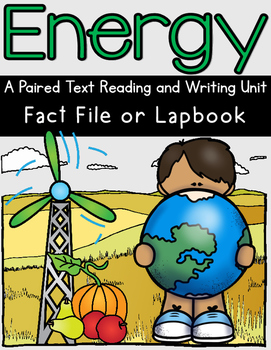 Preview of Energy Resources Paired Text Lapbook & The Boy Who Harnessed the Wind with STEM