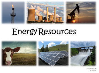 Preview of Energy Resources: Renewable vs Non-Renewable Lesson