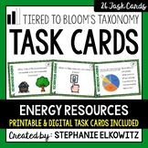 Energy Resources Task Cards | Printable & Digital