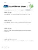 Energy Round Robin Activity