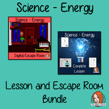 Preview of Energy Science Lesson and Escape Room Bundle