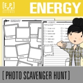 Energy Science Scavenger Hunt | Science Vocabulary Activity