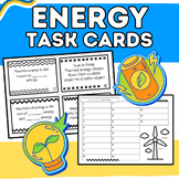 Energy: Science Task Cards {Solar, Wind, Sound, Light, Ele