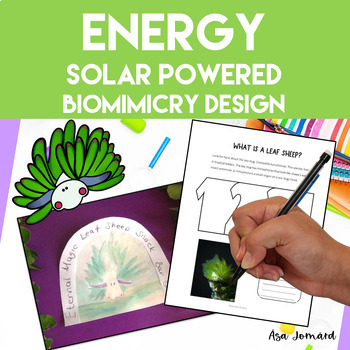 Preview of Energy | Solar Power |  Photosynthesis | Nonfiction | Biomimicry Design Activity