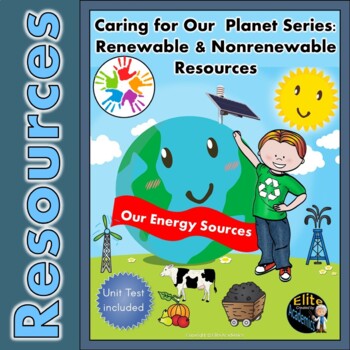 Preview of Energy Sources: Renewable, Nonrenewable - PowerPoint, Activities & Unit Test