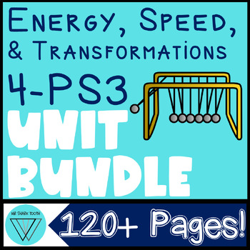 Preview of Energy, Speed, & Transformations 4-PS3 Bundle - 4th Grade Physical Science Units