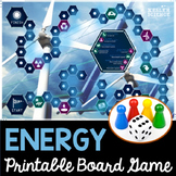 Energy Themed Board Game - Editable Cards