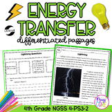 Energy Transfer NGSS 4-PS3-2 - Science Differentiated Passages