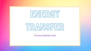 Preview of Energy Transfer Slides
