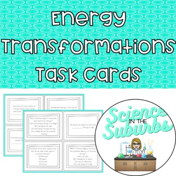 Preview of Energy Transformation Task Cards