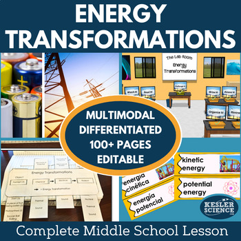 Preview of Energy Transformations Complete 5E Lesson Plan