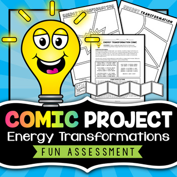 Preview of Energy Transformations Project - Comic Activity - Fun Assessment