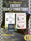 Energy Transformations - Puzzle Activity
