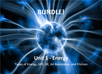 Preview of Energy Unit 1 - Mechanical Energy Bundle