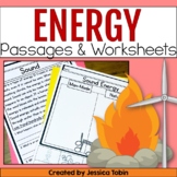 Energy and Forms of Energy Unit - Worksheets for Sound, Li