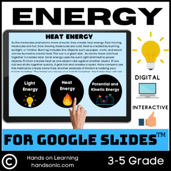 Preview of Energy Unit for Google Slides