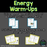 Energy Warm-Ups (Bell Ringers)