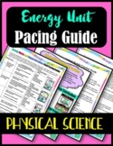 Energy Work Simple Machines Physical Science Pacing Guide 