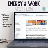 Energy & Work Unit Plan