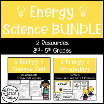 Preview of Energy and Electricity Science Bundle