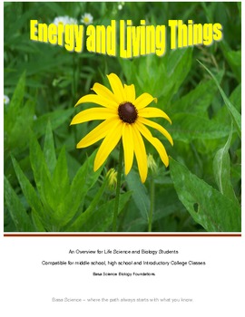 Preview of Energy and Living Things