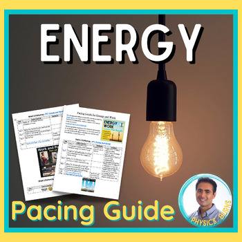 Preview of Energy and Work Pacing Guide - Physics