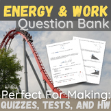Energy and Work Question Bank/Test