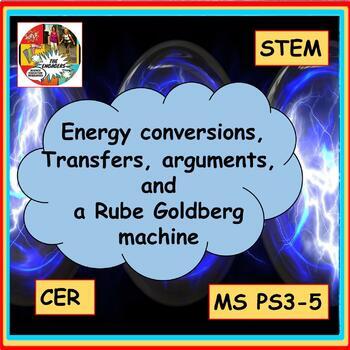 Preview of Energy conversions, transfers, arguments, and a Rube Goldberg machine CER STEM