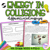Energy in Collisions NGSS 4-PS3-3 - Science Differentiated