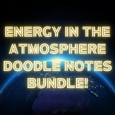 Energy in Earth's Atmosphere Doodle Notes Bundle (editable