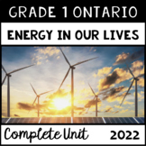 Energy in Our Lives (Grade One Ontario Science 2022)