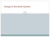 Energy in the Earth's System