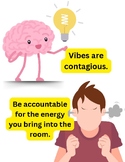 Energy is Contagious Classroom Poster (standard printer pa